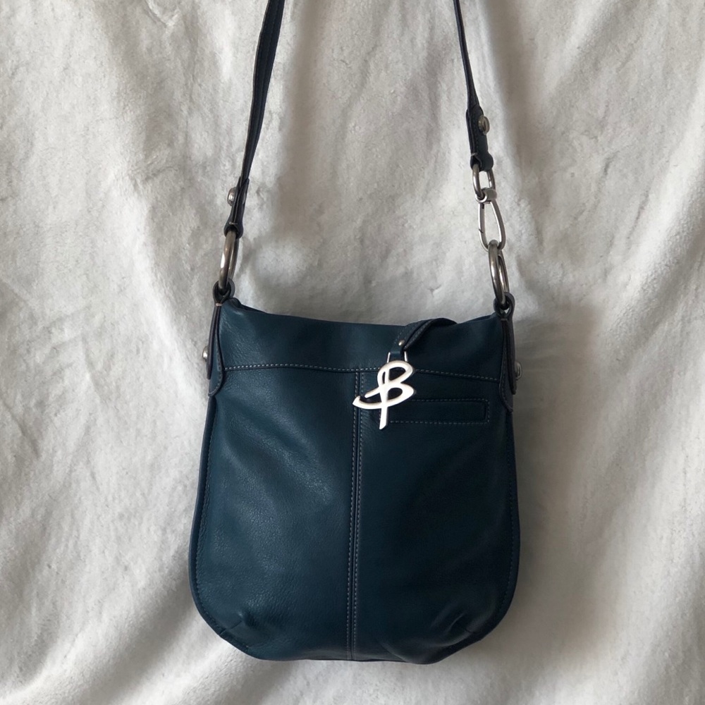 B Makowsky - Teal Crossbody - Picture 2 of 8